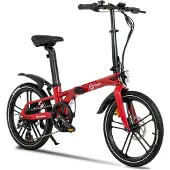 Youin Marbella Folding Electric Bike Rouge