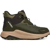 Adidas - Chaussures de randonnée chaudes en Primaloft&reg; - Terrex Anylander Climawarm+ W Olive Strata/Night Cargo/Semi Flash Aqua - Taille 5 UK -