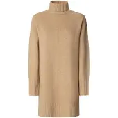 Pepe Jeans pour femme. PL9537714 Robe Carola (XS), Beige, Casuel, Polyester, Manche longue