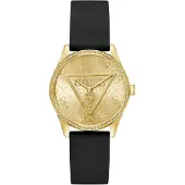 GUESS Montre à affichage analogique 'Roxy' or / noir