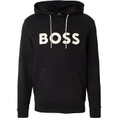 BOSS pour homme. 50551457 Sweatshirt Soody Zone noir (M), Casuel, Polyester