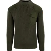 Normani Pull-over ' Barntrup ' jaune / olive / rouge / noir