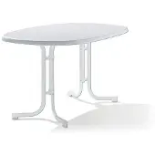 Sieger Tables pliantes Boulevard en tube d'acier/Mecalit Pro