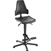 MeyChair chair Chaise de travail pivotante W19-25-H-PU-AH2 noir similicuir (59 - 84 cm)