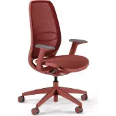 Sedus Chaise de bureau se:air, Ai-821/005 Tissu rouge (42 - 55 cm)