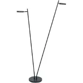 Highlight Lampadaire design Round Move noir 2 lumières