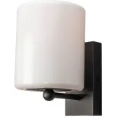 Konstsmide Applique Portici noir avec fenêtre blanche