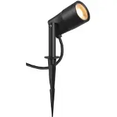 SLV 1007147 SYNA GARDEN, Lampe LED à piquet de terre 6W 3000K orientable, Lampe de jardin IP65