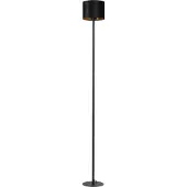Masterlight Lampadaire noir Venus 175cm avec abat-jour noir