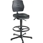 MeyChair chair Chaise de travail pivotante W15-25-H-PU-FR7 noir similicuir (61 - 86 cm)