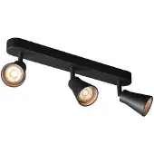SLV Avo CW Projecteur de plafond noir 3-flamme GU10 orientable et inclinable