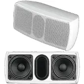 Omnitronic OD-22T Enceinte Public Adress 15 W 1 pc. (Passif, 1x 15 W), Haut-parleur PA, Blanc