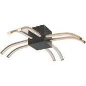 Highlight Plafonnier design Spider noir avec or