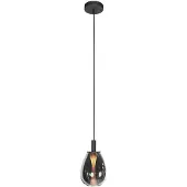 Steinhauer - suspension - Glimsy - noir - verre métal - Ø 15cm - LED - 4200ZW