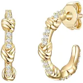 Glanzstücke Boucles d'oreilles jaune d'or