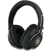 GUESS Casque intra-auriculaire Bluetooth Enc Metal 4G Logo Noir