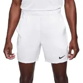 Nike Short de tennis pour homme NikeCourt Flex Victory 7" blanc et noir, taille XS