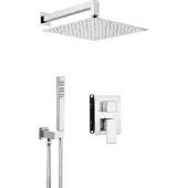 Deante Concealed Shower Set With Mixing Box Bxyz0bzm Argenté