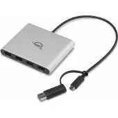 OWC USB-C Quad HDMI 4K Display Adapter (HDMI, 10.80 cm), Adaptateur données + vidéo, Argent