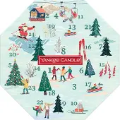 Yankee candle Calendrier de l'Avent Couronne de bougies chauffe-plat