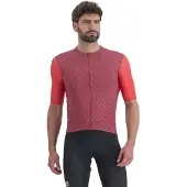 Sportful Checkmate Short Sleeve Jersey Rouge L Homme