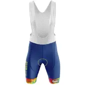 Otso Tie Dye Bib Shorts Bleu L Homme