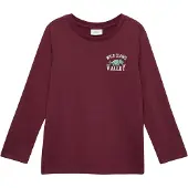 s.Oliver T-Shirt bleu / vert clair / bordeaux / blanc naturel