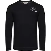 Vaude Monviso Ii Long Sleeve Base Layer Noir S Homme
