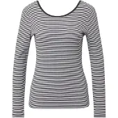 Comma T-shirt gris foncé / blanc