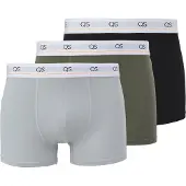 QS Boxers gris clair / olive / noir / blanc