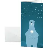 Sigel Polar Bear with Candle (10 pcs)