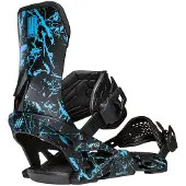 #YES Yes. Airmaster Splatter Snowboard Bindings Bleu L