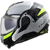 LS2 Helmets LS2 FF910 Advant II Triple flip-up helmet, grey matt/neon yellow, L (59/60)