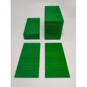 LEGO 8x16 Panneaux de construction Vert - 92438 NOUVEAU Quantité 50x