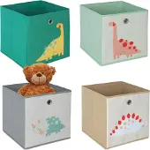 Relaxdays lot-4 boîtes-rangement