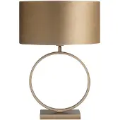 Highlight Lampe de table design Siena ovale bronze cuivré