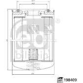 FEBI BILSTEIN Filtre, système hydraulique de travail 198409