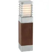 Franssen Lampe en bois Selham 49cm avec détails en aluminium