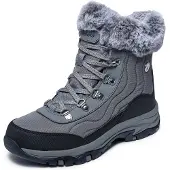 SKECHERS Trego-Stormie Damen Boots Waterproof Grau