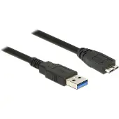 DeLOCK câble USB 3.0 A prise mâle USB 3.0 Micro-B prise mâle 2,0
