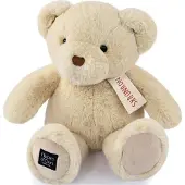 Doudou et Compagnie Peluche Ours Histoire d'ours Vanille 28 cm