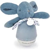 Doudou et Compagnie Veilleuse musicale Lapin, bleu 16cm