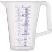 Pressol Gobelet gradué 1 l bleu graduation imprimée polypropylène, Verre mesureur, Bleu, Transparent