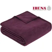 Ibena Couverture Ibena Messina Prune