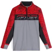 Spyder Ryder Half Zip Sweatshirt Rouge 10-12 Years Enfants