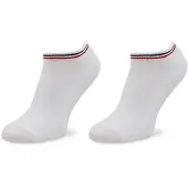 Tommy Hilfiger Socquettes - 2 Pack - Basket - Blanc - - 43/46 - Chaussettes