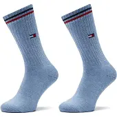 Tommy Hilfiger Chaussettes bleu / rouge sang / blanc