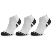 Under Armour Unisexe, Chaussettes de sport, NOS UA Performance Tech 3pk Lo Blanc M (36.50 - 42), Blanc