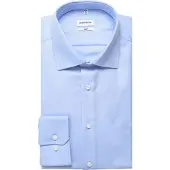 Seidensticker Slim Fit Chemise bleu clair, Unicolore