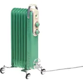 Bellus Radiateur à huile rétro 1500 W vert